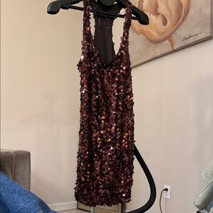 Sequin Sleeveless Dress